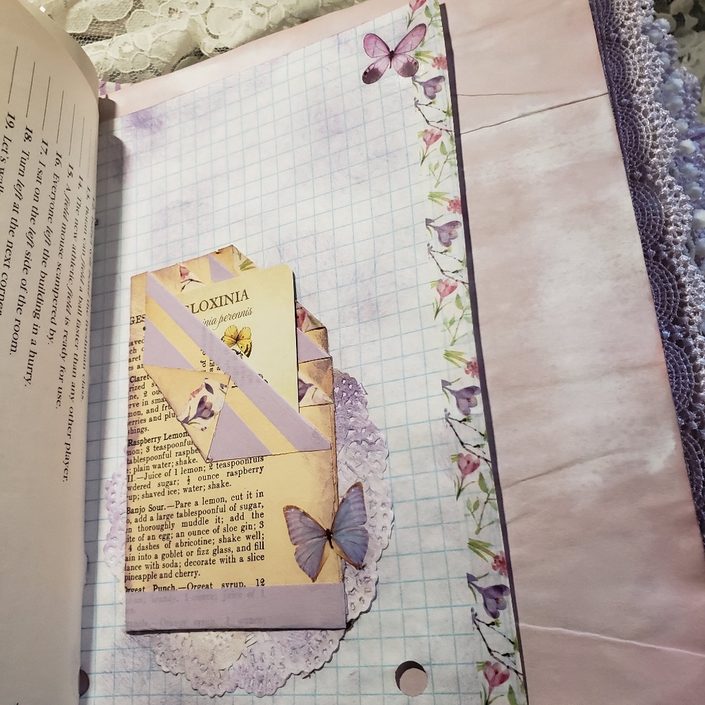 Junk journal. purple theme - Picture 8 of 12